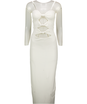 WHITE FOX Life After Love Maxi Dress White UK S