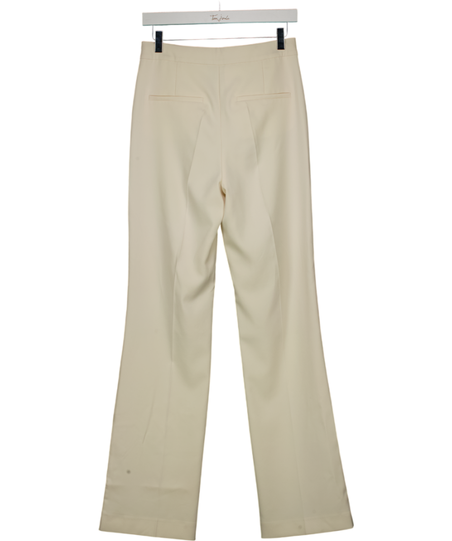 Remain Birger Christensen Cream Straight Leg Trousers UK 8