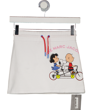 Marc Jacobs White X Peanuts Snoopy Sport Skirt 10 Years