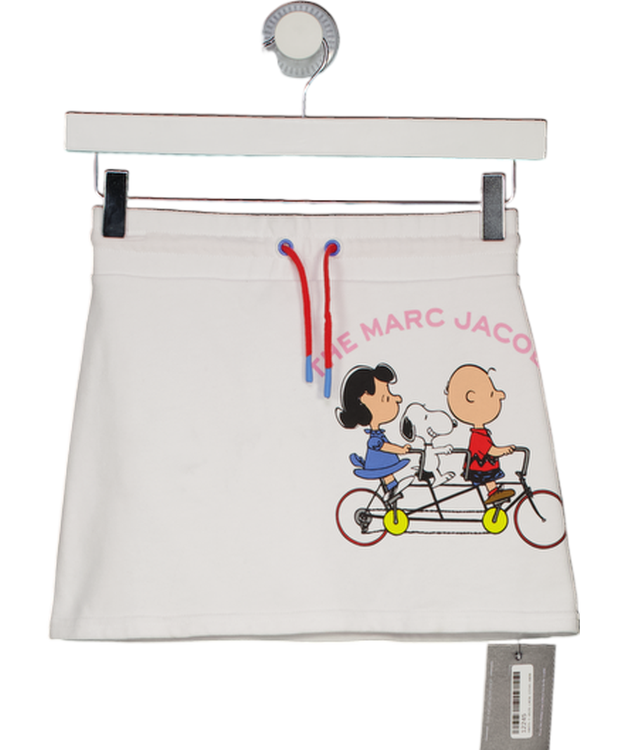 Marc Jacobs White X Peanuts Snoopy Sport Skirt 10 Years