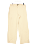 TALBOTS Beige Wide Ankle Heritage Twill Trousers Us4 UK 8
