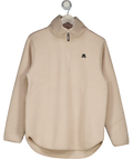4TH ARQ Cream Supersoft Lennox Half-zip Fleece UK XS