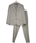 M&S Grey Slim Fit Linen Miracle Suit Jacket (36") And Slim Fit Trousers W30