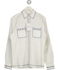 WAX Cream Haven Swirl Stitch Shirt UK S