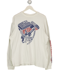Harley Davidson White Long Sleeve Tshirt UK M