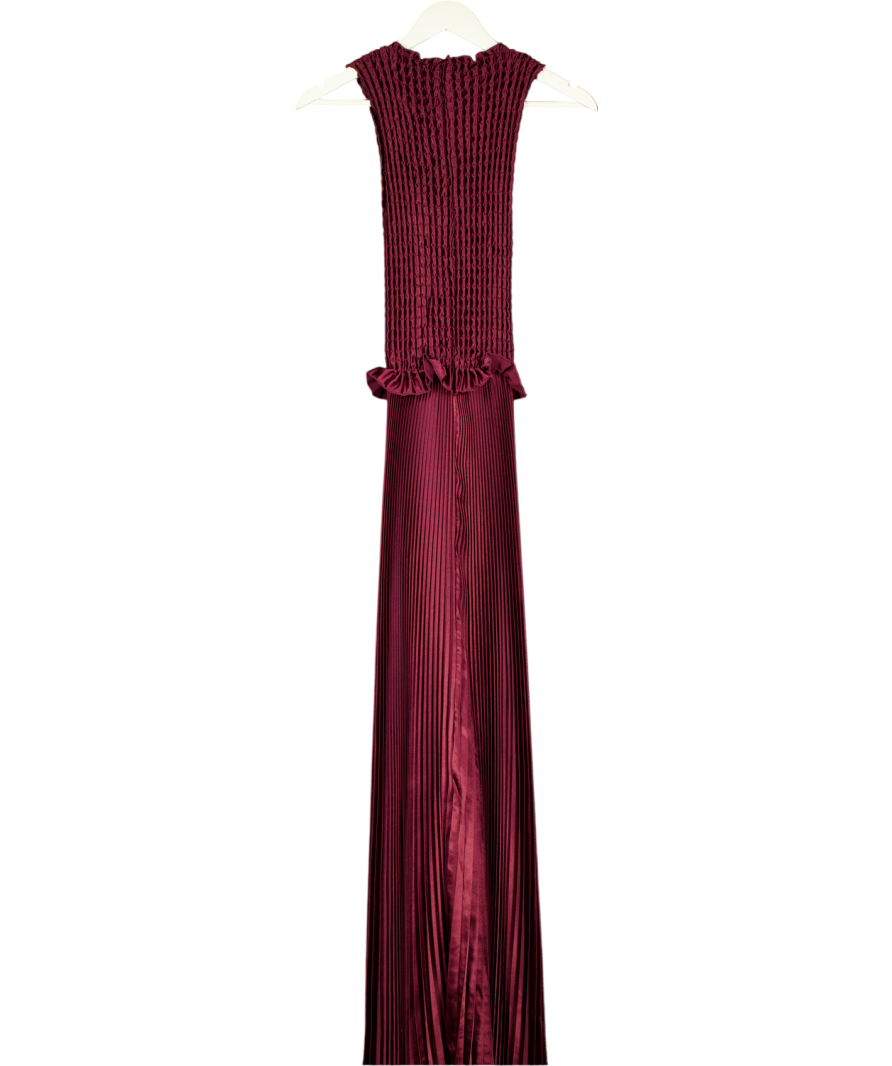 L'IDEE Bowery Gown - Wine Red UK 6
