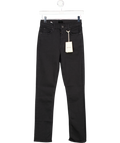 Mother Black The Dazzler Ankle Mid-rise Straight-leg Jeans W25