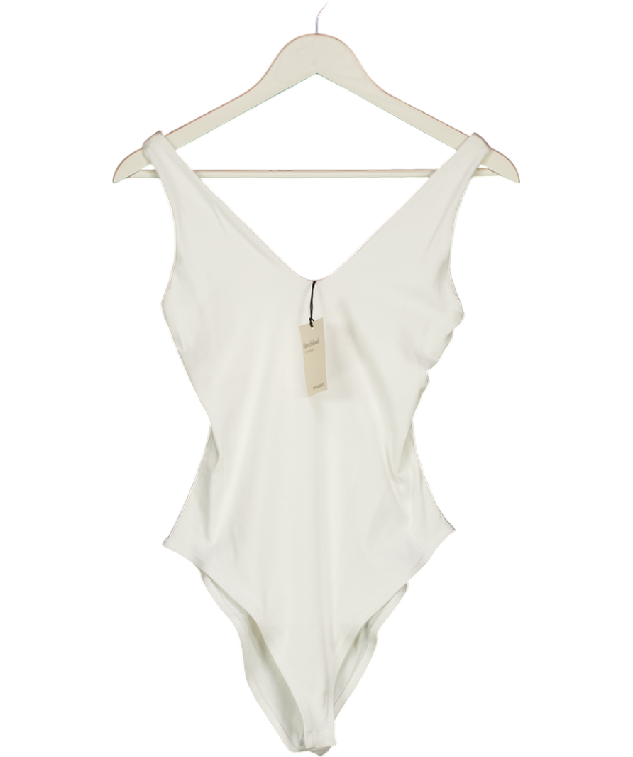 River Island White Bodysuit UK S