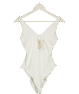 River Island White Bodysuit UK S