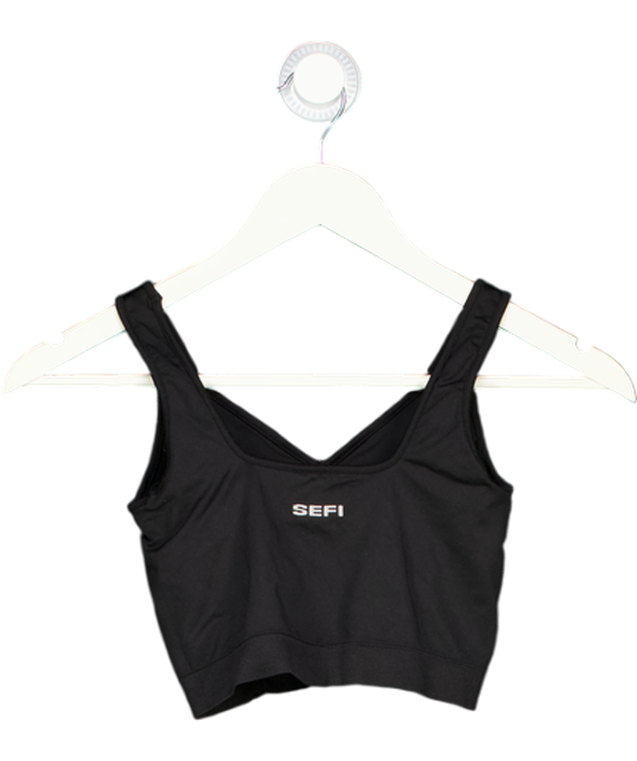 SEFI Black Crop Top UK XS