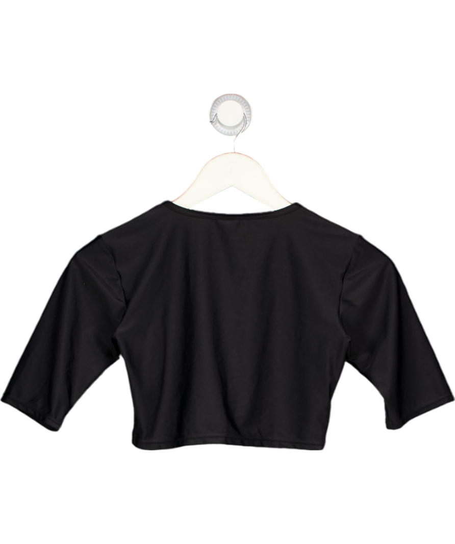 DFYNE Black Signature Baby Tee UK S