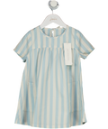ARKET White / Blue Cotton Dress 3-4 Years