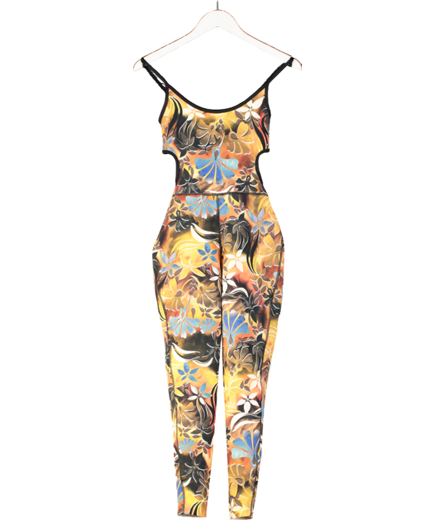 Seea Brown Nazare Bodysuit In Tigerlily Print UK M