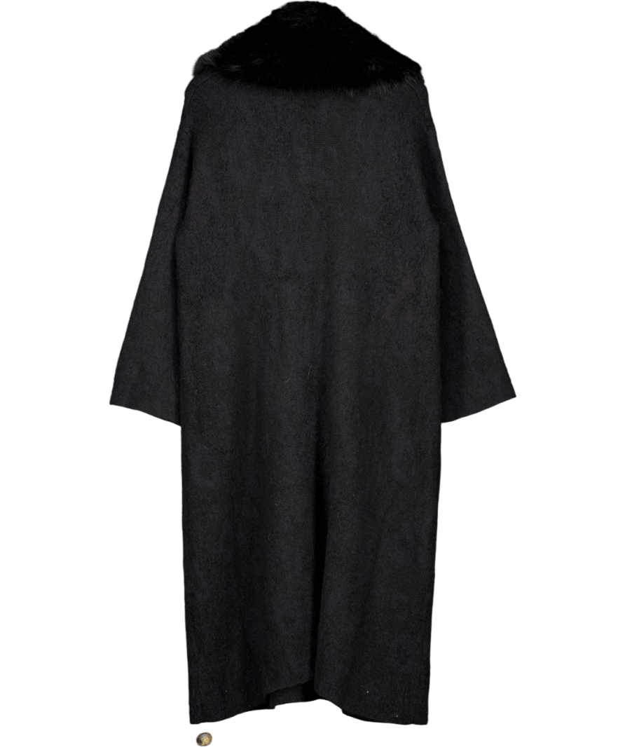 Free People Black Twiced Love Coatigan UK S