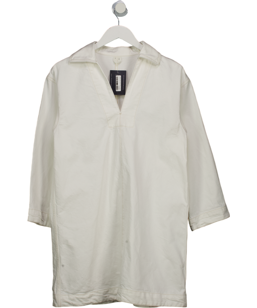 Arkett White Denim Tunic Dress UK 8