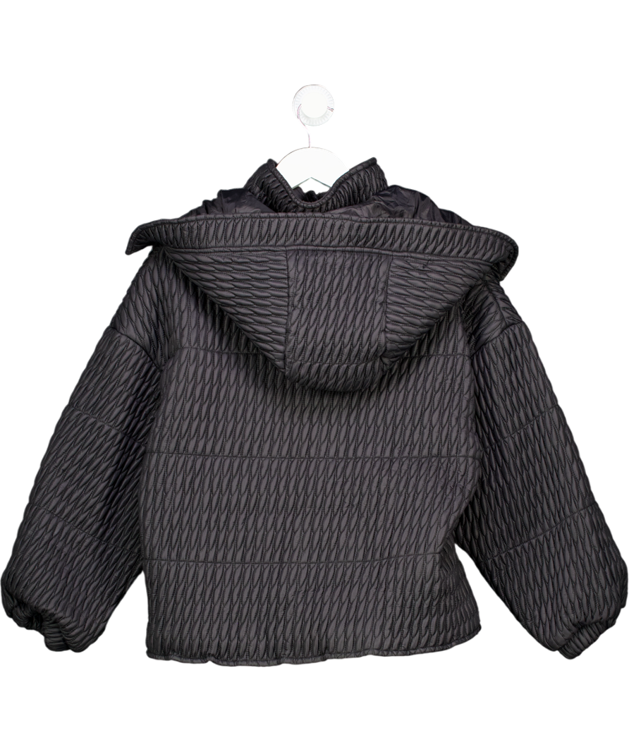 Sixth June Black Iridescent Oversized Jacket UK S