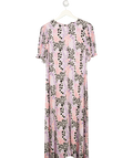 M&S Collection Animal Print Purple Mix Midi Dress - Petite UK 16