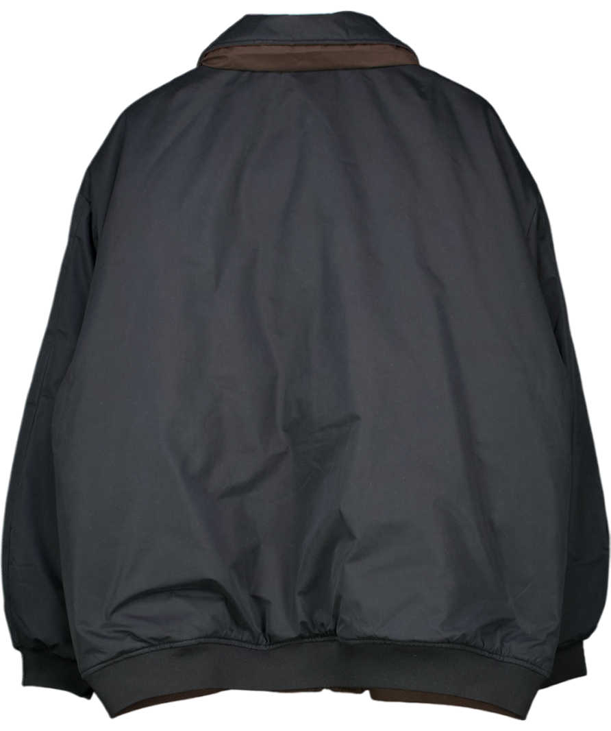 T/ALA Blue Reversible Bomber Oversized Woven Jacket UK L/XL