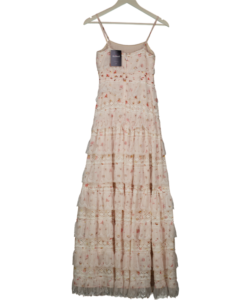 ALB Anne Louise Cream Floral Lovette Maxi Lace Dress UK 6