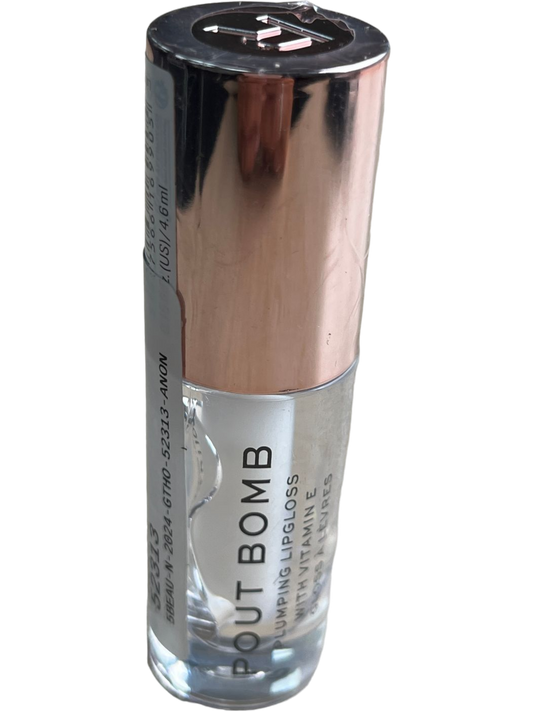 Revolution Transparent Pout Bomb Plumping Gloss Beauty Lip Gloss