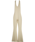 ZARA Beige Jersey Halterneck Jumpsuit UK S