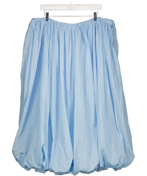 ASOS Baby Blue Bubble Hem Maxi Skirt UK 18