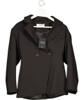 4th & Reckless Black Cinched Waist Blazer UK 8