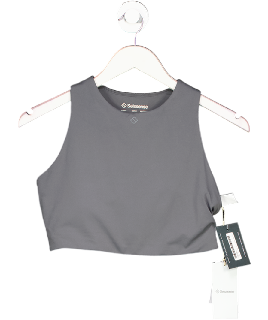 seissense Grey Henri Compression Bra UK S