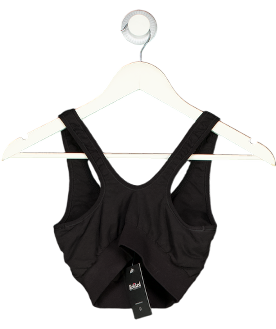 PANGAIA Black Sports Bra UK XS