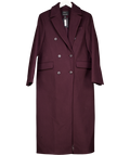 River Island Purple Tailored Double Breasted Coat UK 10