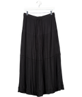 M&S Black Midaxi Slip Skirt UK 12