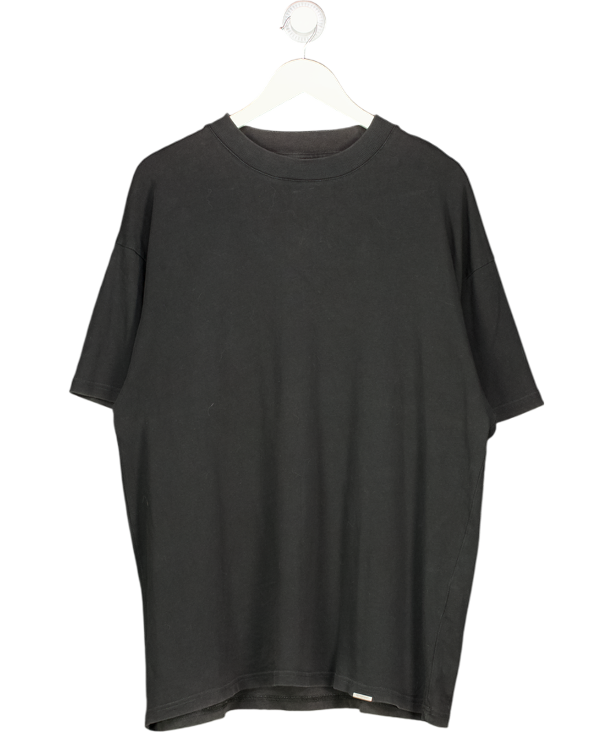 Represent Black Initial Boxy T-shirt UK L