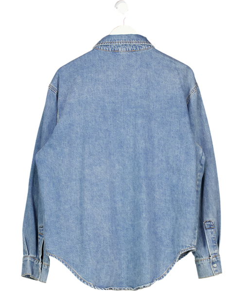BAYSE Blue Denim Oversize Shirt UK XS/S