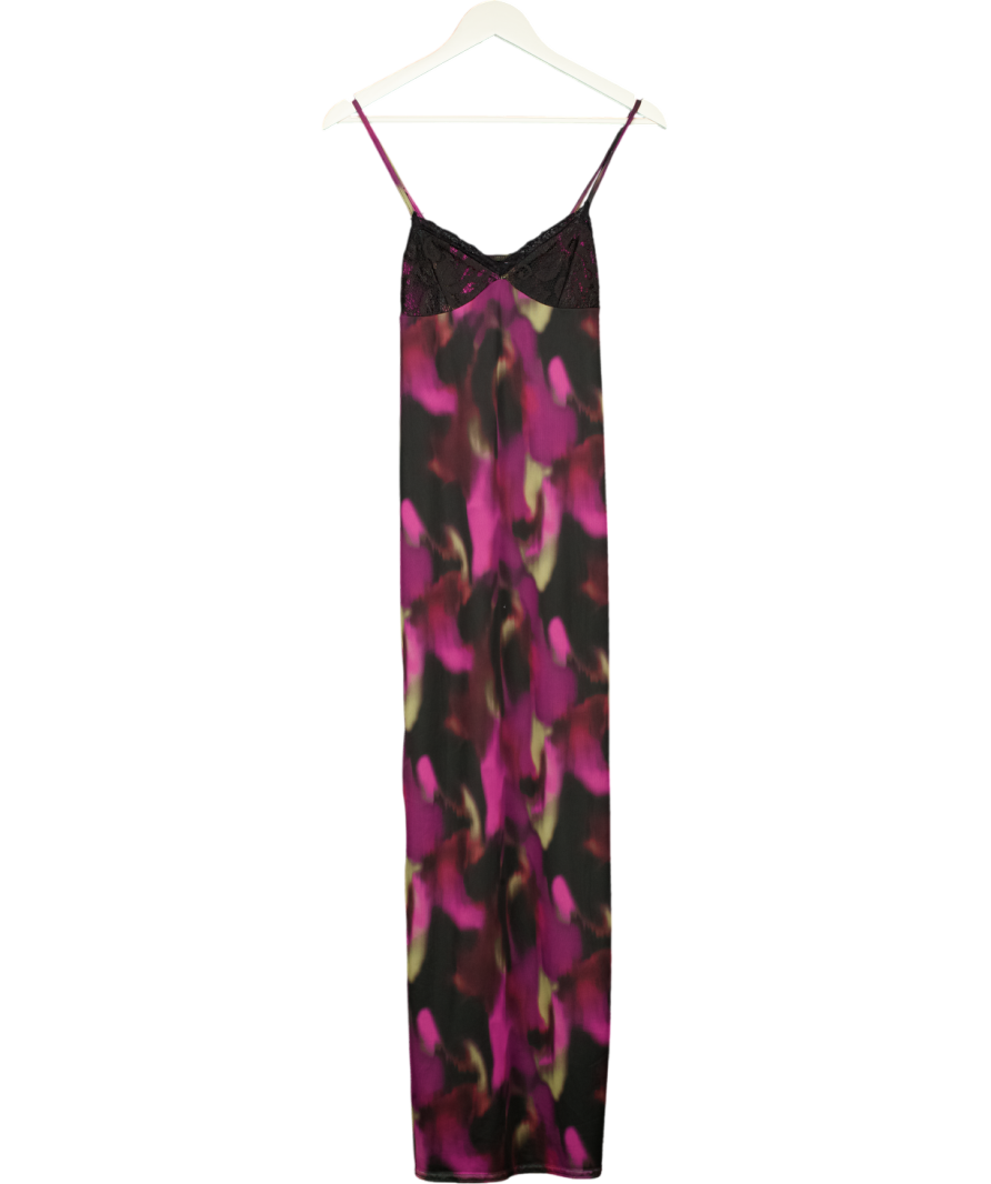MISS SELFRIDGE Multicoloured Ombre Mesh Maxi Dress UK 6
