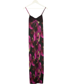 MISS SELFRIDGE Multicoloured Ombre Mesh Maxi Dress UK 6