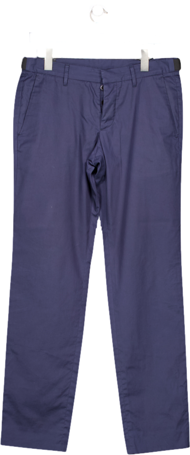 Gucci Navy Blue Skinny Chino Trousers Sz46 UK S