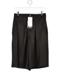 LIS BONNE ATELIER Black The Flowy Bermuda Shorts UK S