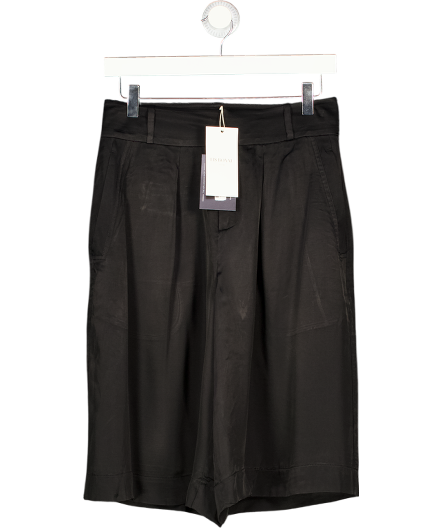 LIS BONNE ATELIER Black The Flowy Bermuda Shorts UK S