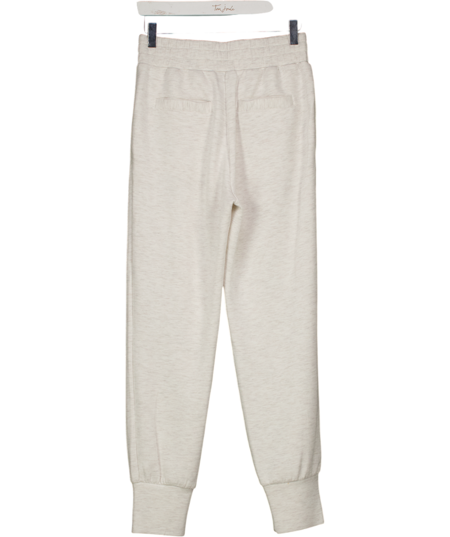 VARLEY Cream Marl Slim Cuff 27.5"" Doublesoft Joggers UK XS