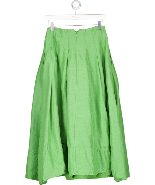 Aje Green Paradiso Cinched Midi-skirt UK 8