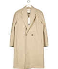 The Couture Club Beige Longline Overcoat UK L