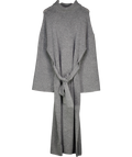 PRETTY LAVISH Knit Midi Dress In Charcoal Grey UK L