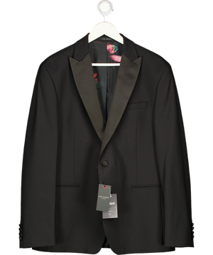 TED BAKER Black Meyer Tuxedo Slim Jacket UK 44" CHEST