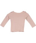 Caramel baby & child Purple Long Sleeve Cotton Top 0-3 Months