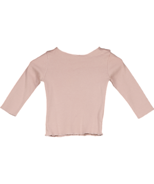 Caramel baby & child Purple Long Sleeve Cotton Top 0-3 Months