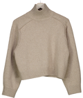 H&M Light Beige Turtleneck Jumper UK S