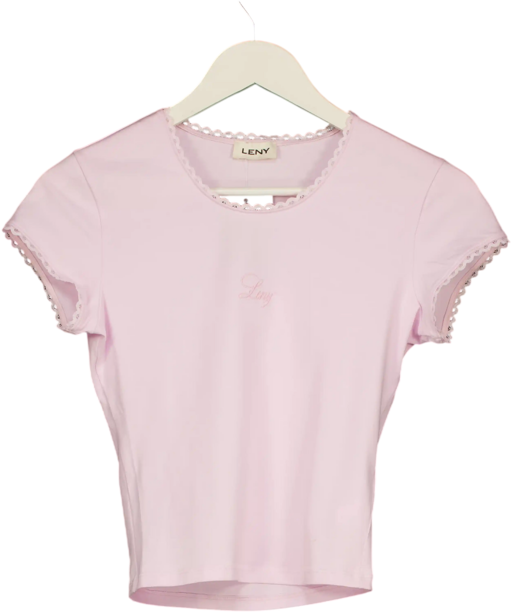 leny Pink Cherie T Shirt UK S