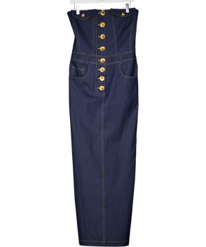 Human Connection Blue The Classic Denim Dress UK 8