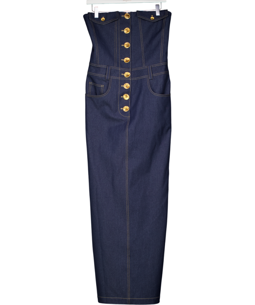 Human Connection Blue The Classic Denim Dress UK 8