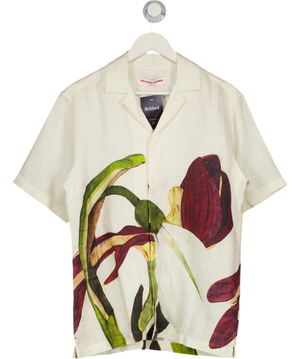 Orlebar Brown Cream Maitan Linen Shirt UK S